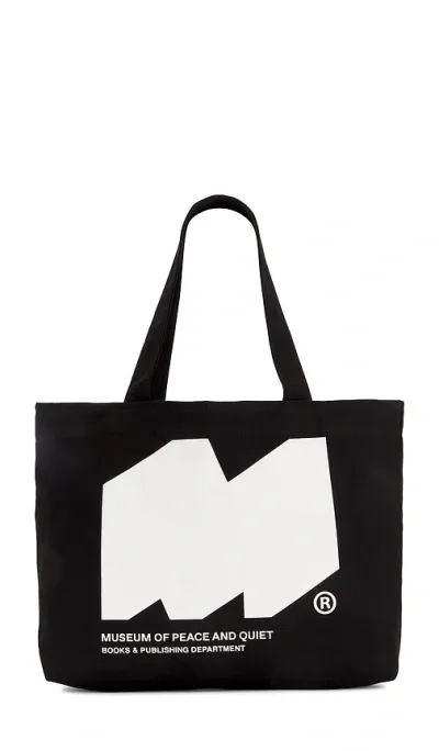 Museum Of Peace And Quiet Museum Publishing Tote Bag In 블랙