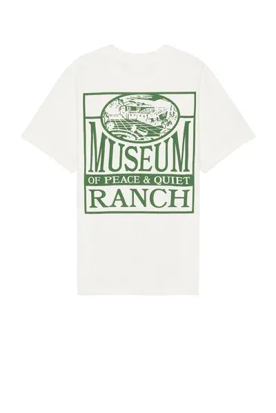 Museum Of Peace And Quiet Museum Ranch T-shirt In White