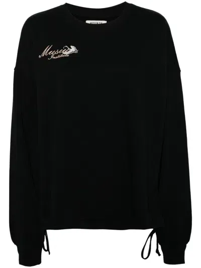 Musium Div. Balletcore Sweatshirt In Schwarz