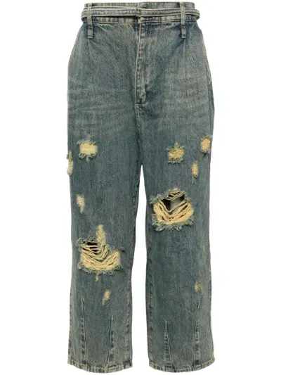 Musium Div. Distressed Jeans In Blue