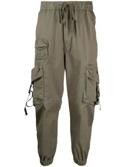 Musium Div. Tapered-leg Cargo Trousers In Green