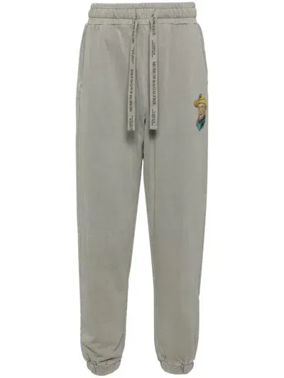 Musium Div. Embroidered Pants In Neutrals