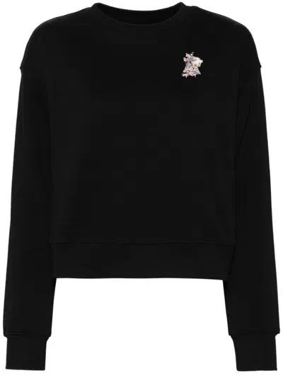 Musium Div. Embroidered Sweatshirt In Black