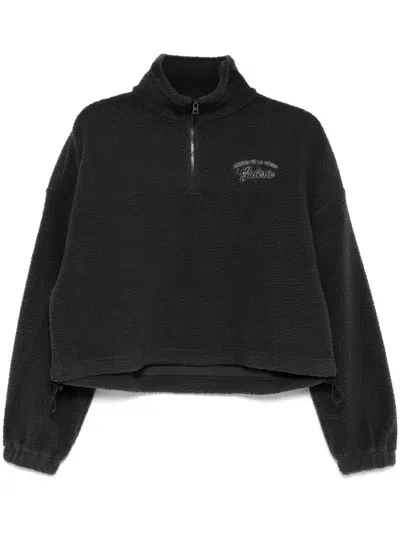 Musium Div. Fleece Half Zip Sweatshirt In Grau