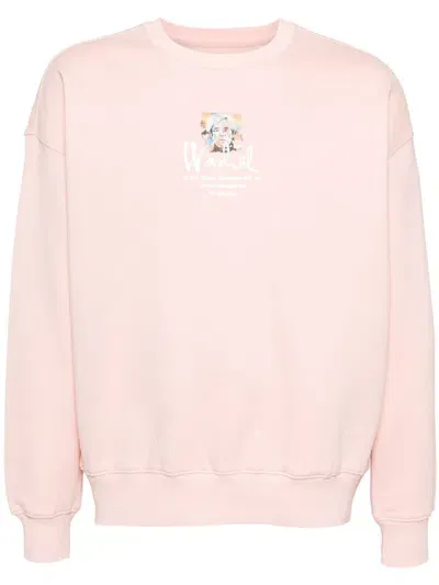 Musium Div. Graphic Back Sweatshirt In Pink