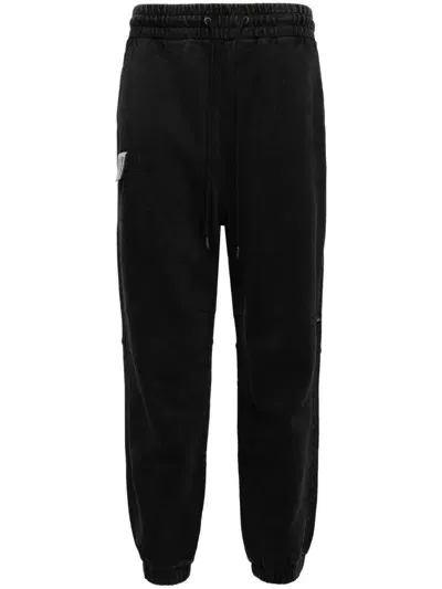 Musium Div. Logo-patch Track Pants In Black