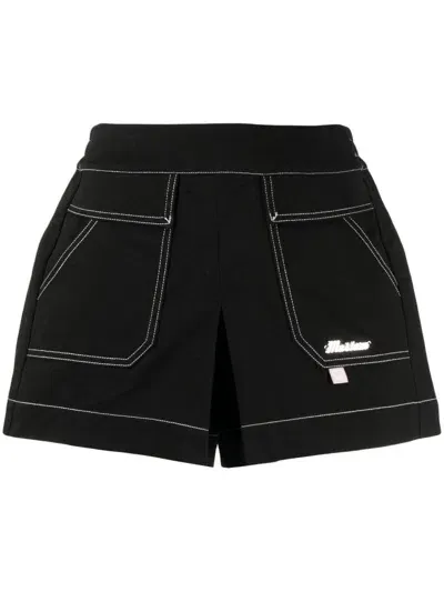 Musium Div. Shorts Mit Logo-schild In Black