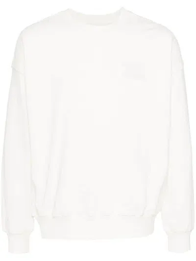 Musium Div. Pixelated Graphic Back Sweatshirt In Neutrals