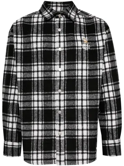 Musium Div. Plaid-patterned Shirt In White