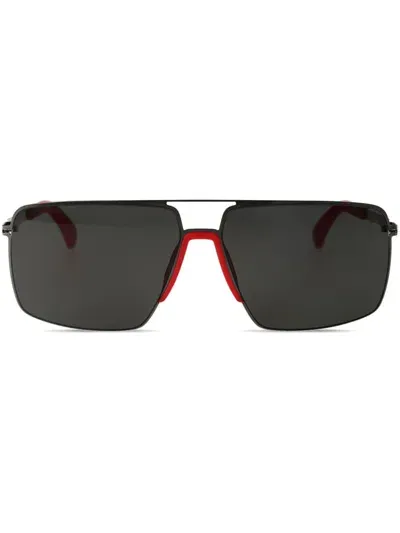 Mykita Lotus Navigator-frame Sunglasses In Black