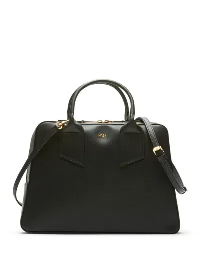 N°21 Large Bauletto Tote Bag In Black