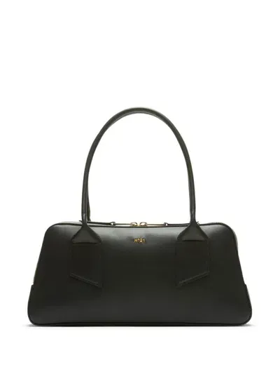 N°21 Medium Bauletto Shoulder Bag In Black