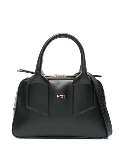 N°21 Mini Bauletto Tote Bag In Black