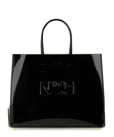 N°21 Tote Bag In Black