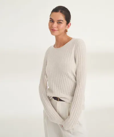 Naadam Ribbed Cashmere Sweater In Granite