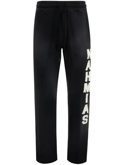 Nahmias Logo-appliqué Track Pants In Schwarz