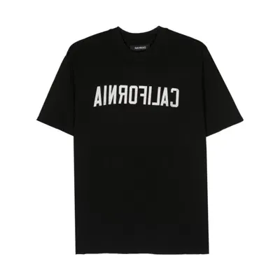 Nahmias Slogan-print Cotton T-shirt In Black