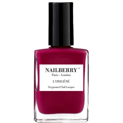 Nailberry L'oxygene Nail Lacquer Raspberry In Burgundy