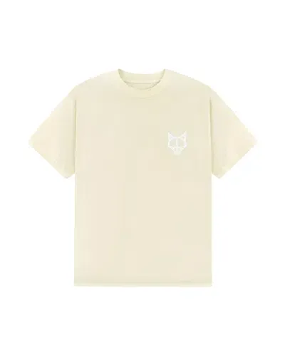 Naked Wolfe Man Classic T-shirt Off White In Yellow