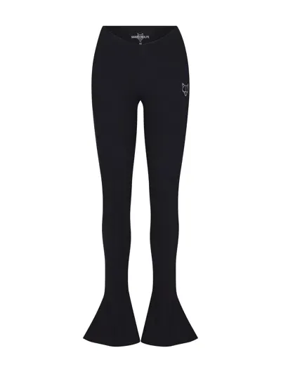 Naked Wolfe Ultra Flared Leggings In Black