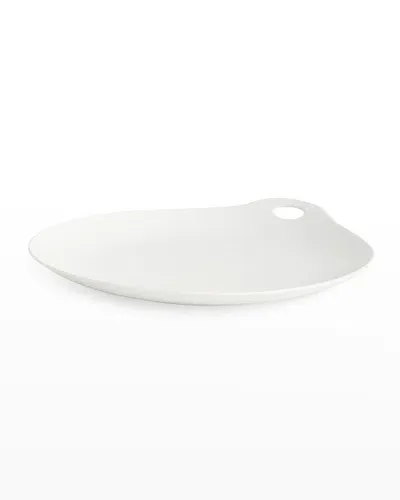 Nambe Portables Round Platter, 13" In White