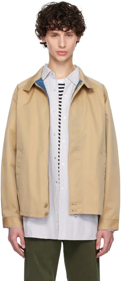 Nanamica Beige Crew Jacket In Be Beige