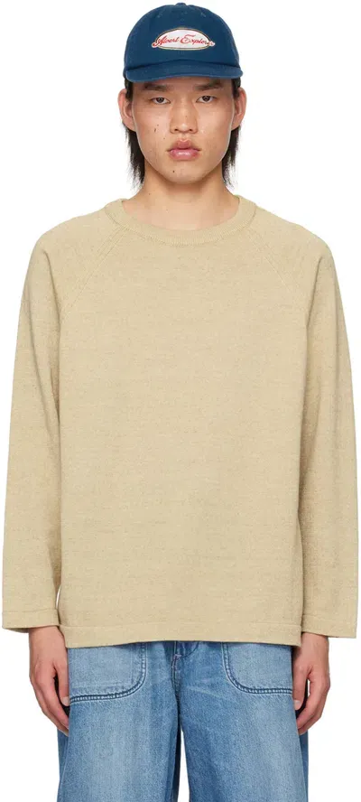 Nanamica Beige Kodenshi Sweater In Be Beige