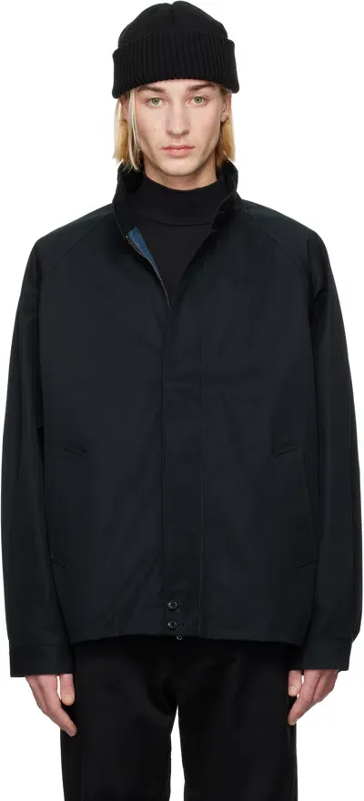 Nanamica Navy Gore-tex Crew Jacket In N Navy