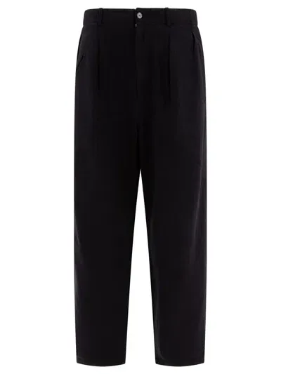 Nanamica Pleated Trousers In Black