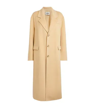 Nanushka Oversized Veda Coat In Neutral