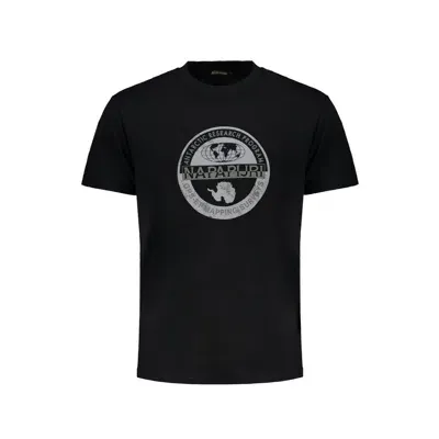 Napapijri Cotton Men's T-shirt In Black