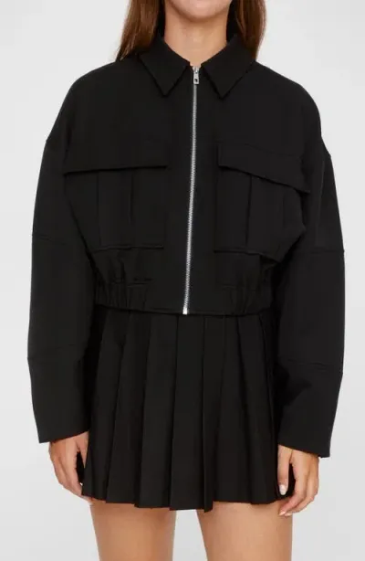 Nasty Gal Bomber Jacket In Black