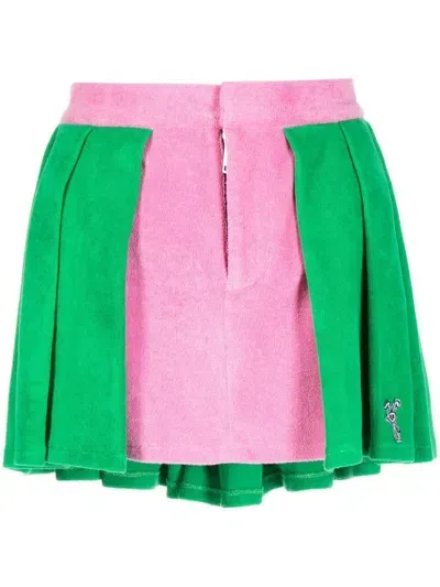 Natasha Zinko Terry Tennis Skirt In Pink