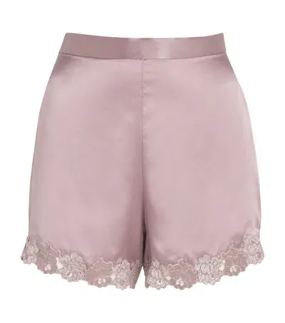 Natori Rose Parfait Shorts In Purple