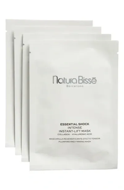 Natura Bissé Essential Shock Intense Instant-lift Sheet Masks, Set Of 4 In White