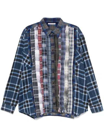 Needles Checked Shirt In Blue