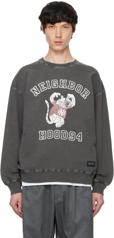 Neighborhood Black Pigment-dyed Sweatshirt