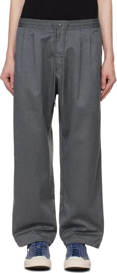 Neighborhood Gray Baggy Silhouette Easy Trousers