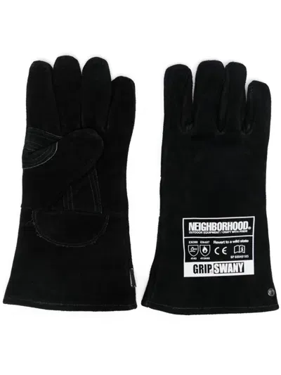 Neighborhood X Grip Swany Takibi Gloves In Black