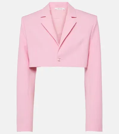 Nensi Dojaka Cropped Blazer In Pink