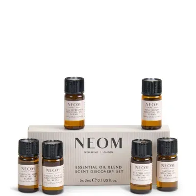 Neom Essential Oil Blend Scent Discovery Set In White