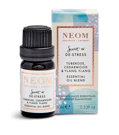 Neom Tuberose, Cedarwood & Ylang Ylang Essential Oil Blend In White