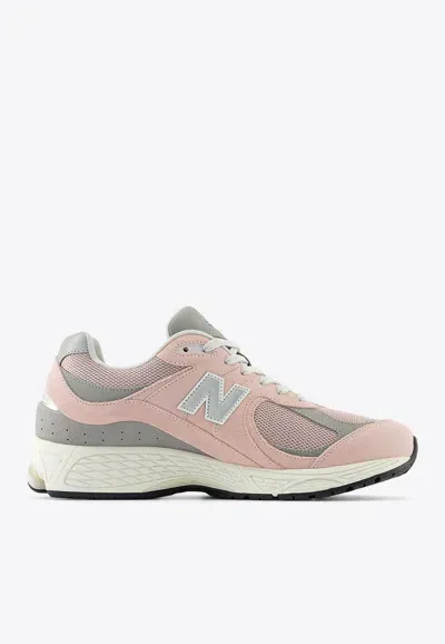 New Balance 2002r Low-top Sneakers In Orb Pink With Shadow Gray And Silver Metallic