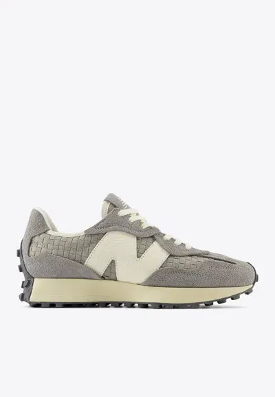 New Balance 327 Low-top Sneakers In Team Away Gray With Mushroom