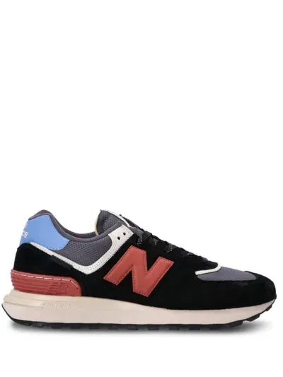 New Balance 574 Panelled Sneakers In Black