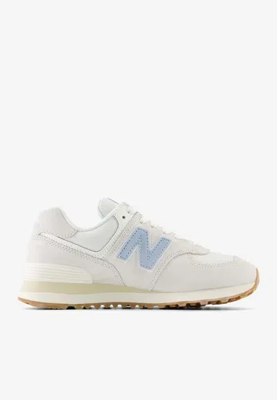 New Balance 574 Low-top Sneakers In Reflection In Beige