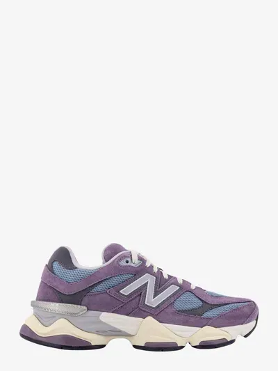 New Balance 9060 Suede And Mesh Sneakers In Purple