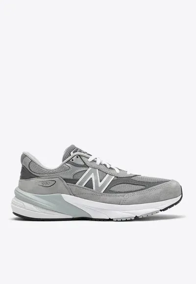 New Balance 990v6 Low-top Sneakers In Cool Grey