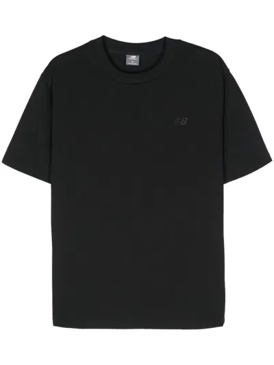 New Balance Athletics Cotton T-shirt In Black