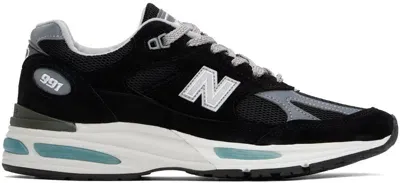 New Balance Black Made In Uk 991v2 Sneakers In Bk2